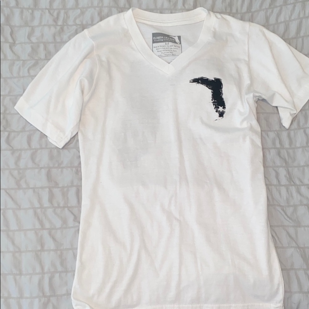 White V Neck from FL Cracker